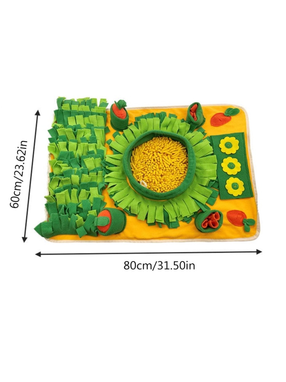 Pet Olfactory Feeding Pad Training Mat Dogs/ Cats Interactive Puzzle Toy